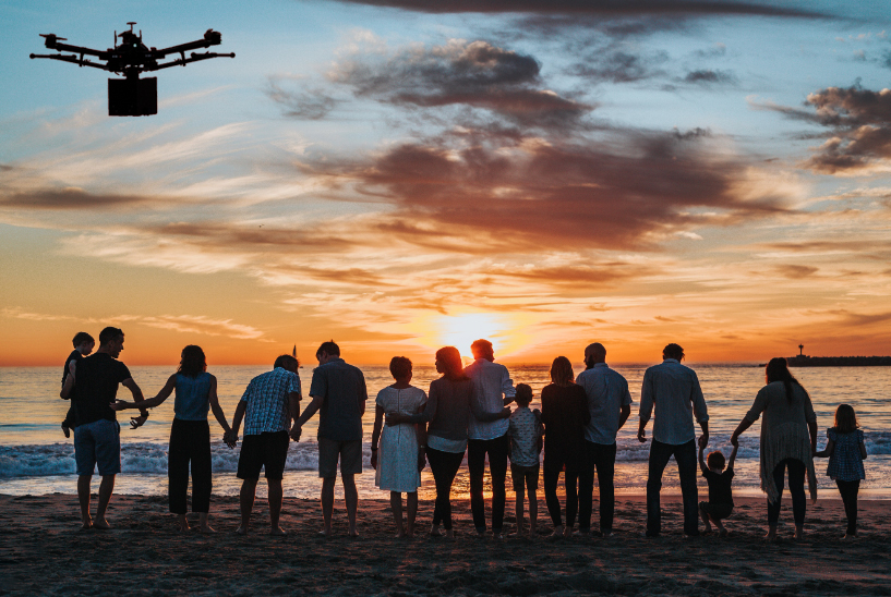 Sunset Beach Drone