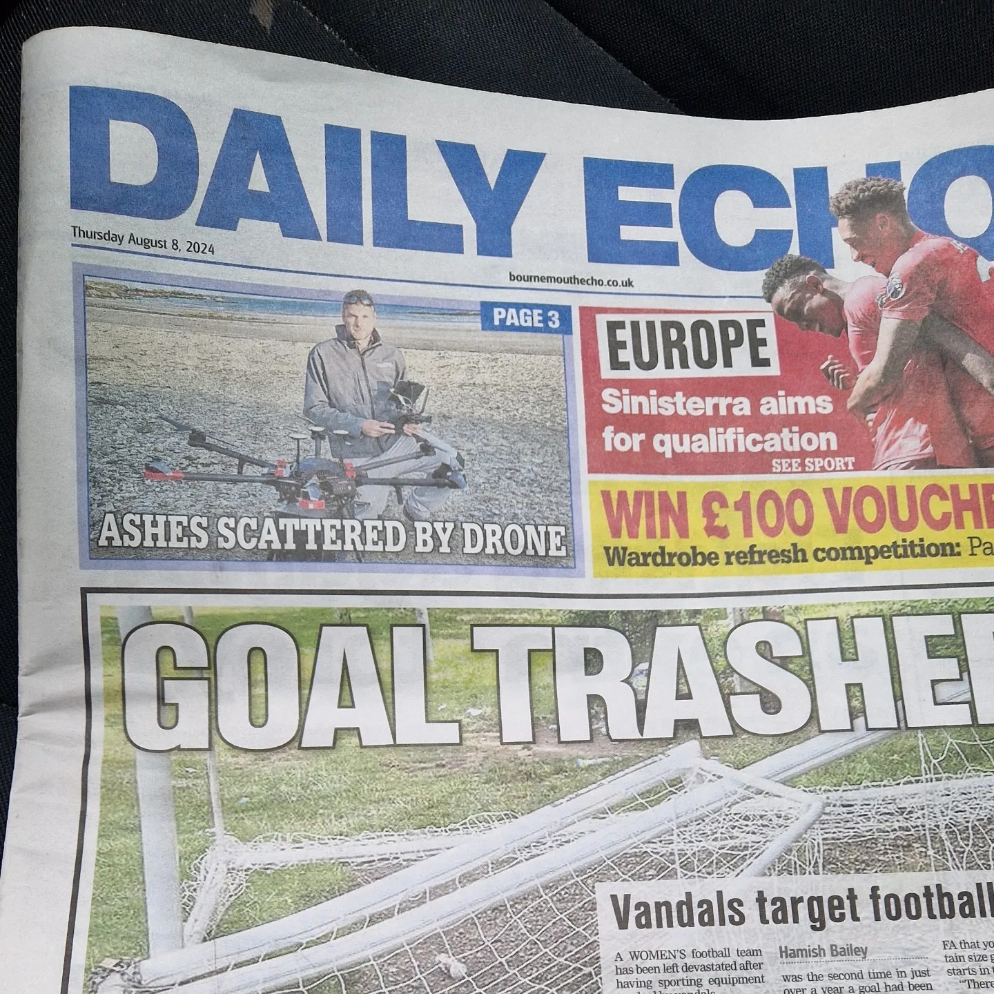 Aerial Ashes in the echo