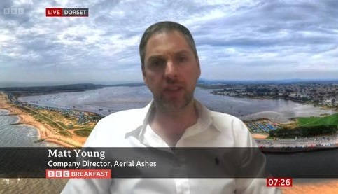 BBC Breakfast aerial ashes BBC Breakfast aerial ashes