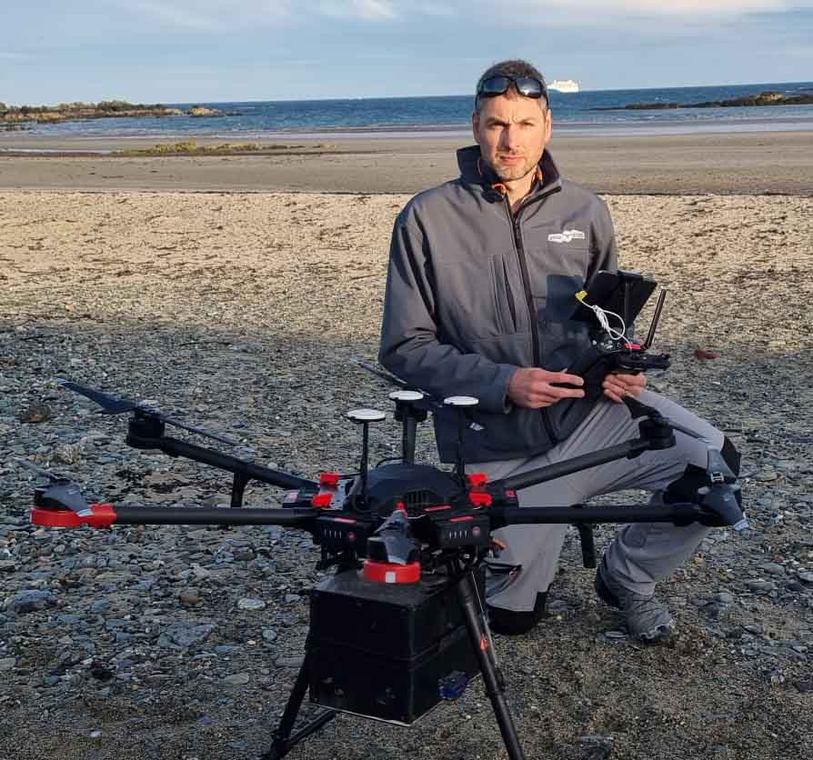 Aerial ashes scattering images by drone Aerial ashes scattering images by drone